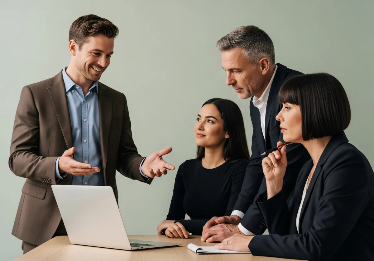 Immobilien Analyse Team Meeting